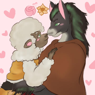 2x half body, simple color ($45)