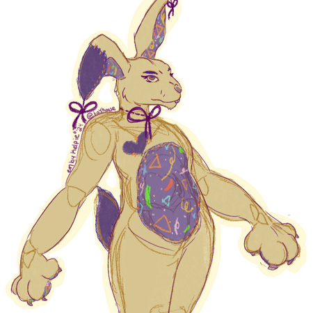 full blody, sketch, rough color ($33)